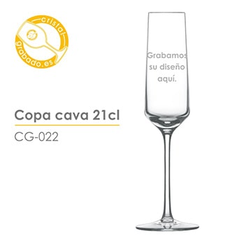 Copas de cava schott zwiesel para personalizar